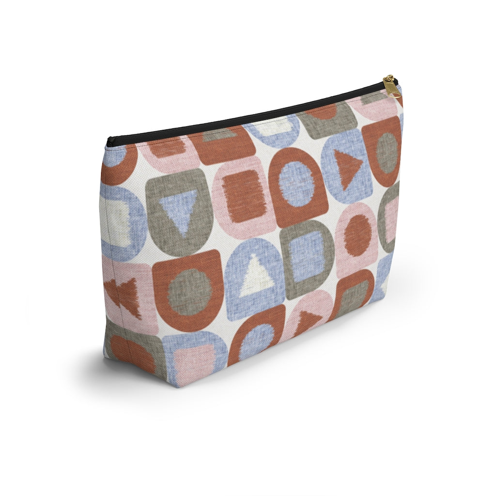 Shape Up Accessory Pouch w T-bottom in Pink