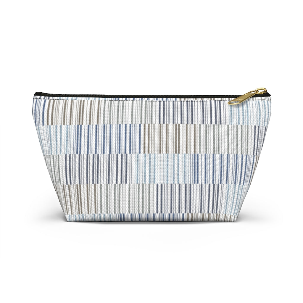Traffic Code Accessory Pouch w T-bottom in Blue