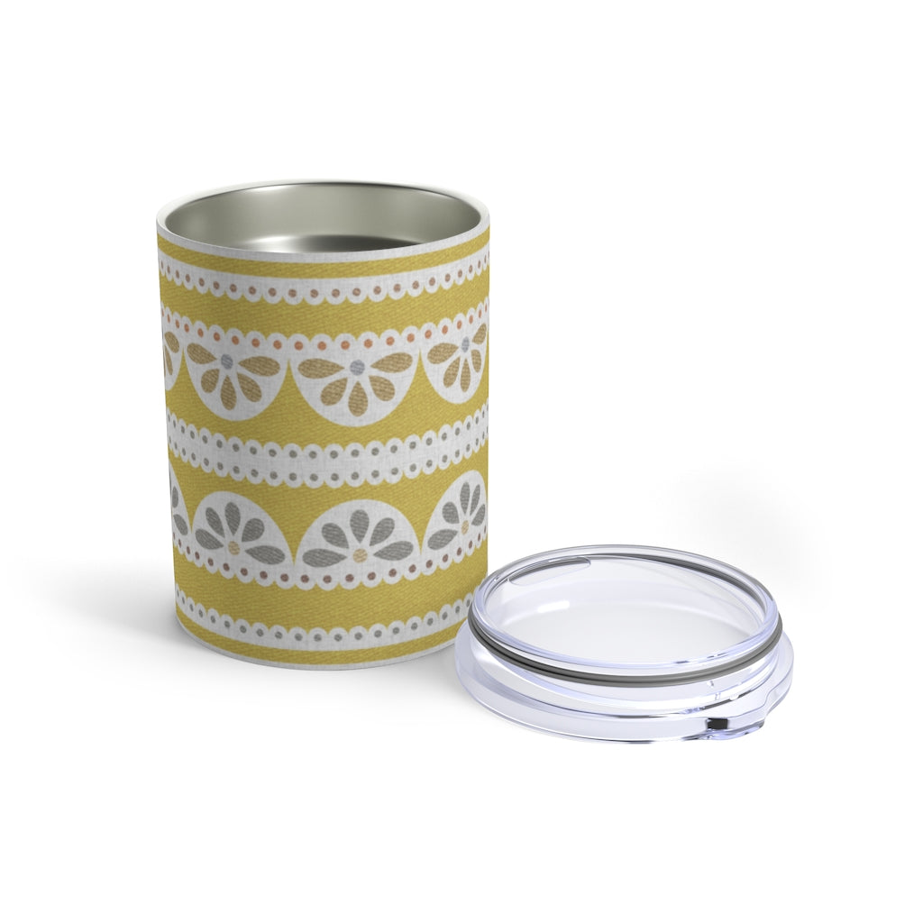 Eyelet Lace Tumbler in Yellow