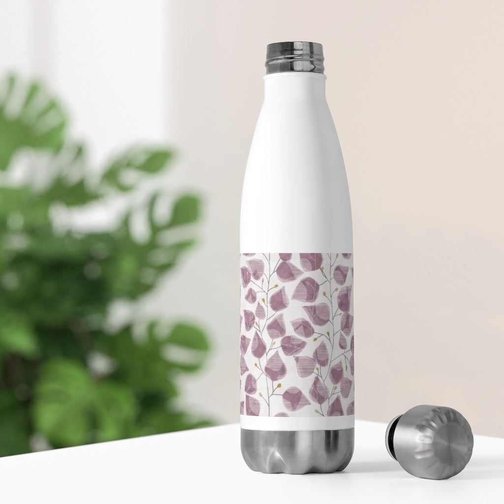 Budding Vine 20oz Insulated Bottle in Purple