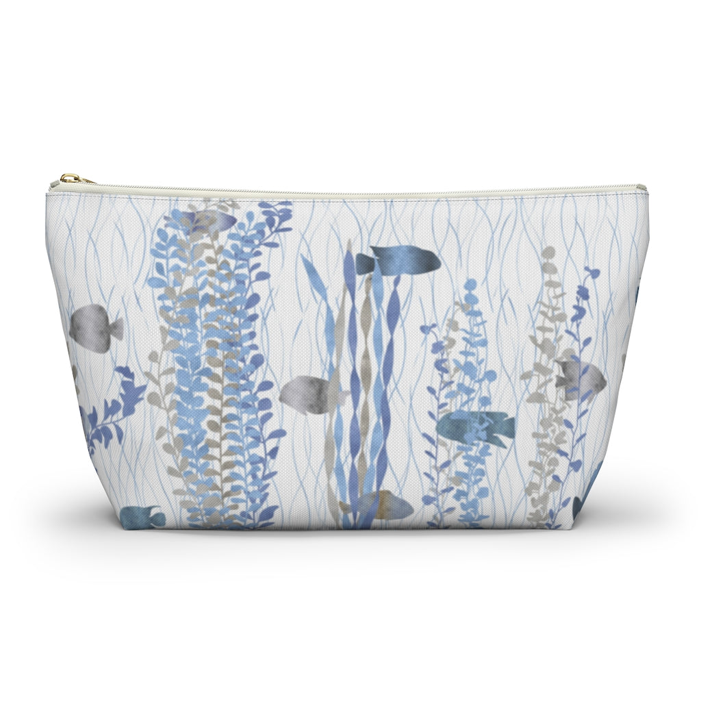 Aquarium Accessory Pouch w T-bottom in Blue