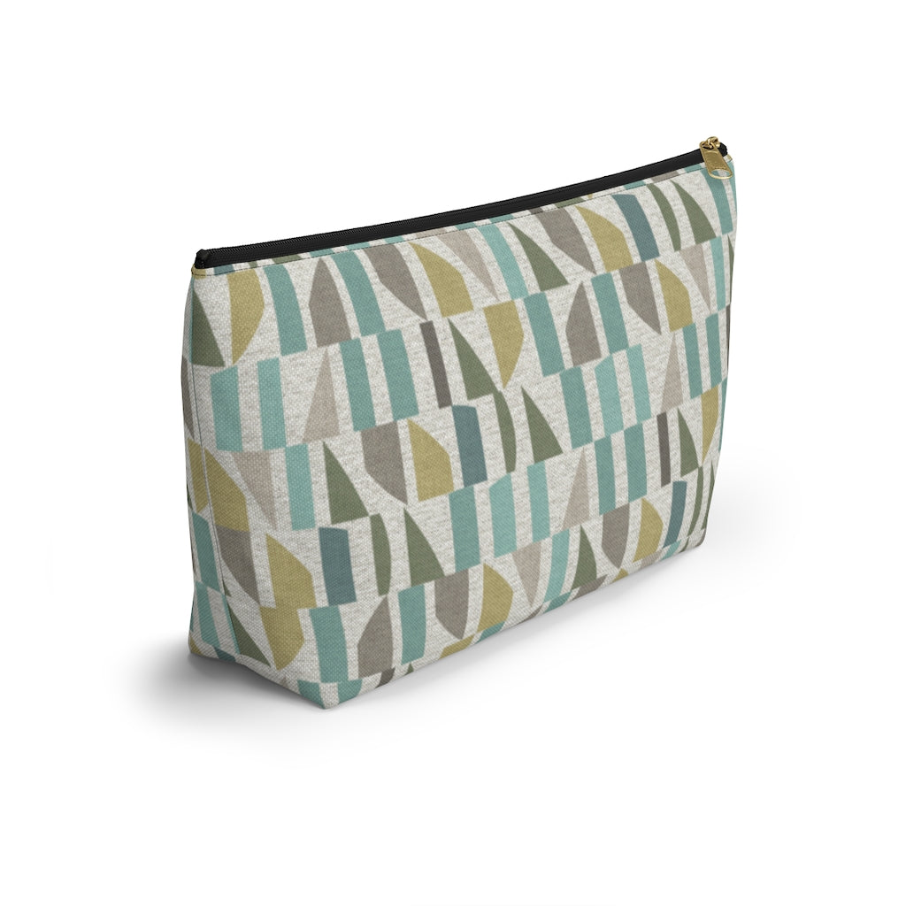 Frequency Code Accessory Pouch w T-bottom in Aqua