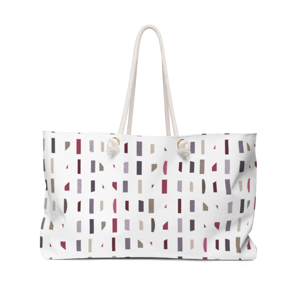 Tujjedy Code Weekender Bag in Purple