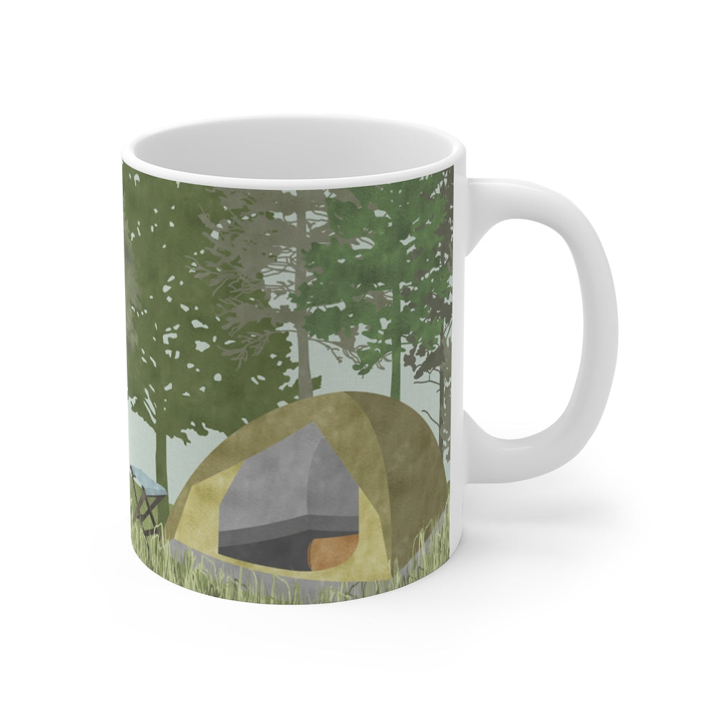 Camping Mug in Orange