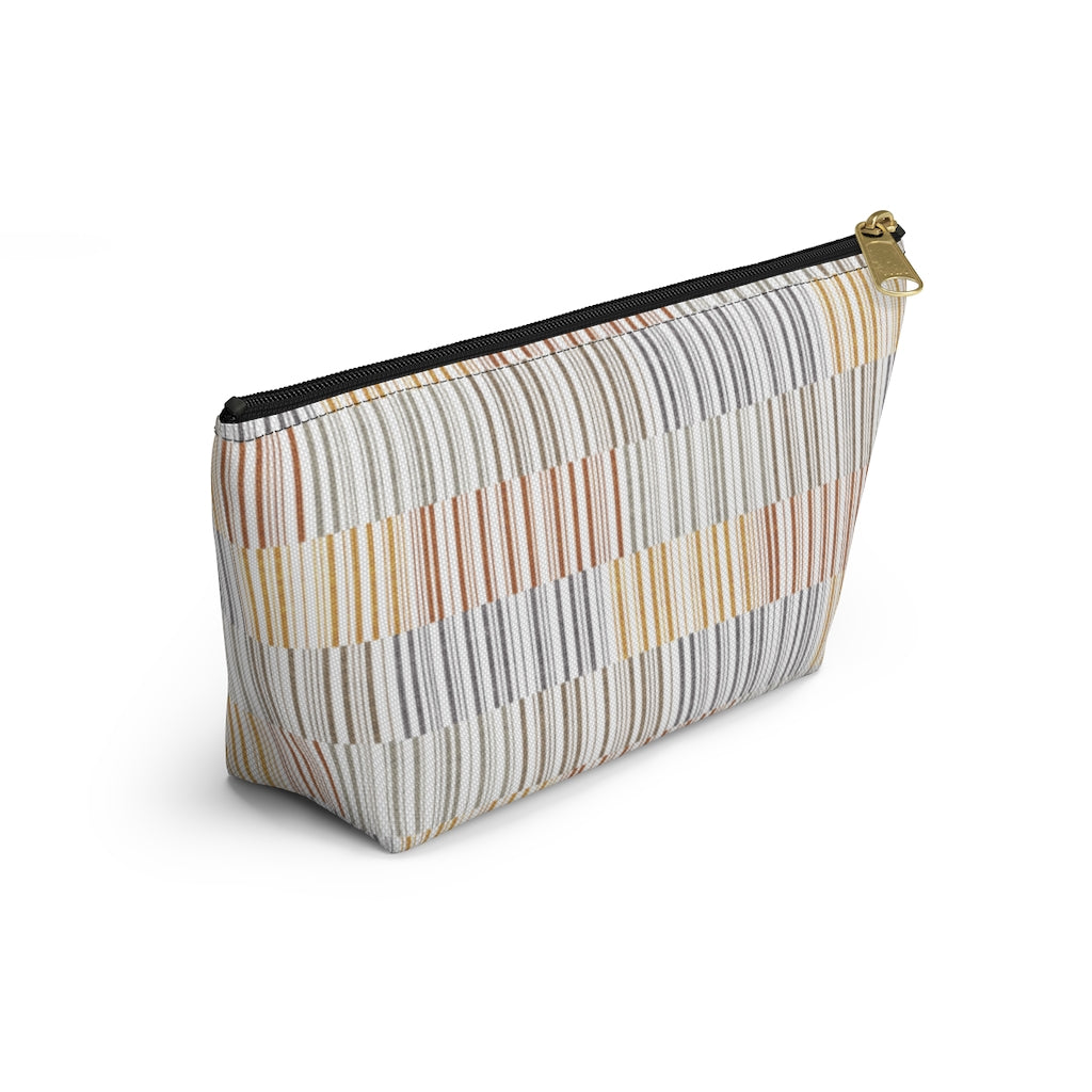 Traffic Code Accessory Pouch w T-bottom in Orange