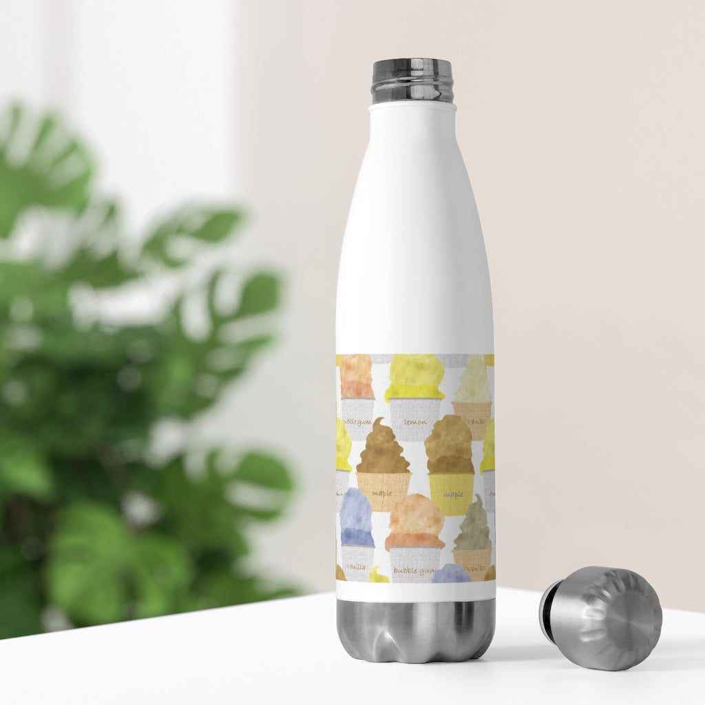Ice Cream 20oz Insulated Bottle in Yellow