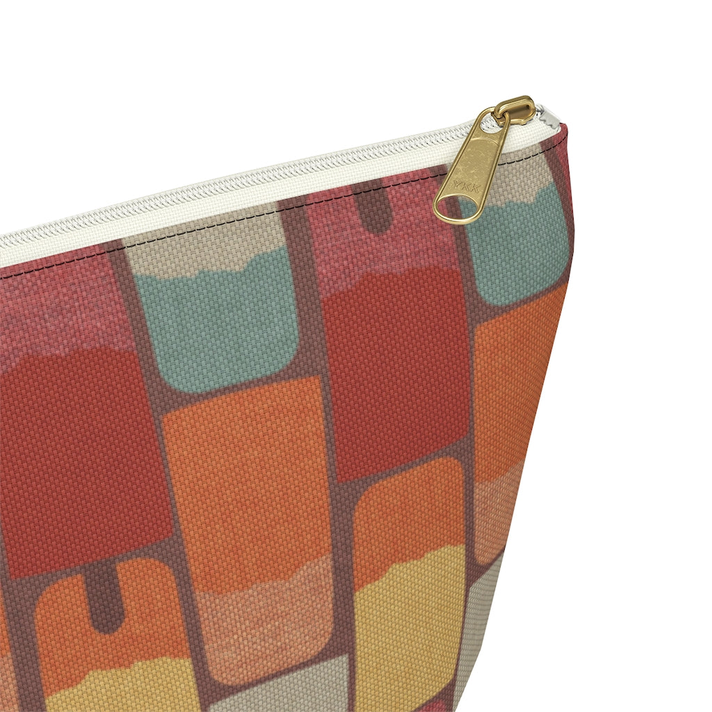 Popsicles Accessory Pouch w T-bottom in Red