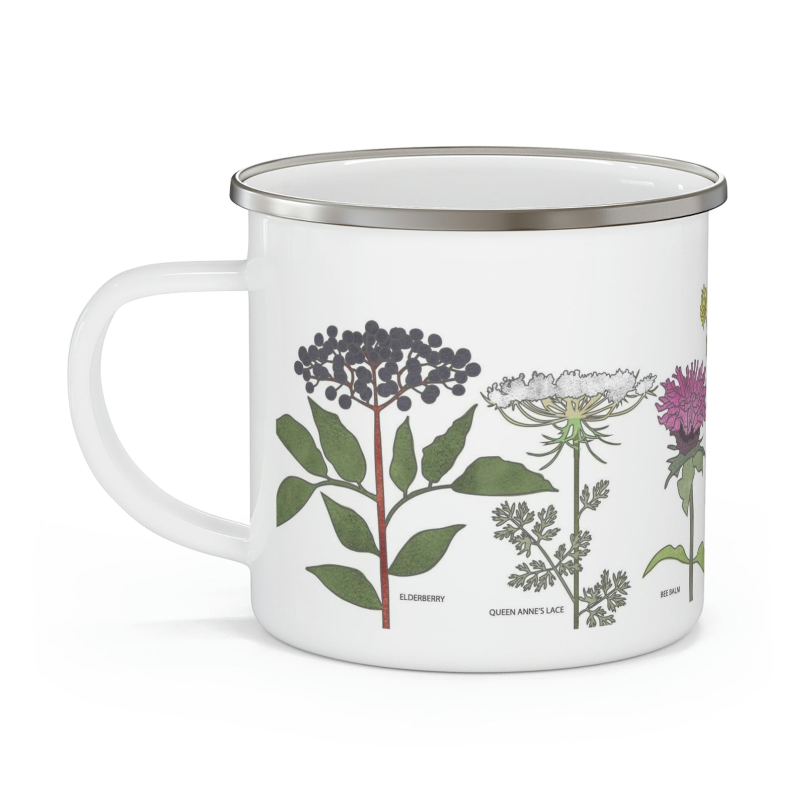 Healing Herbs Enamel Mug in Multi