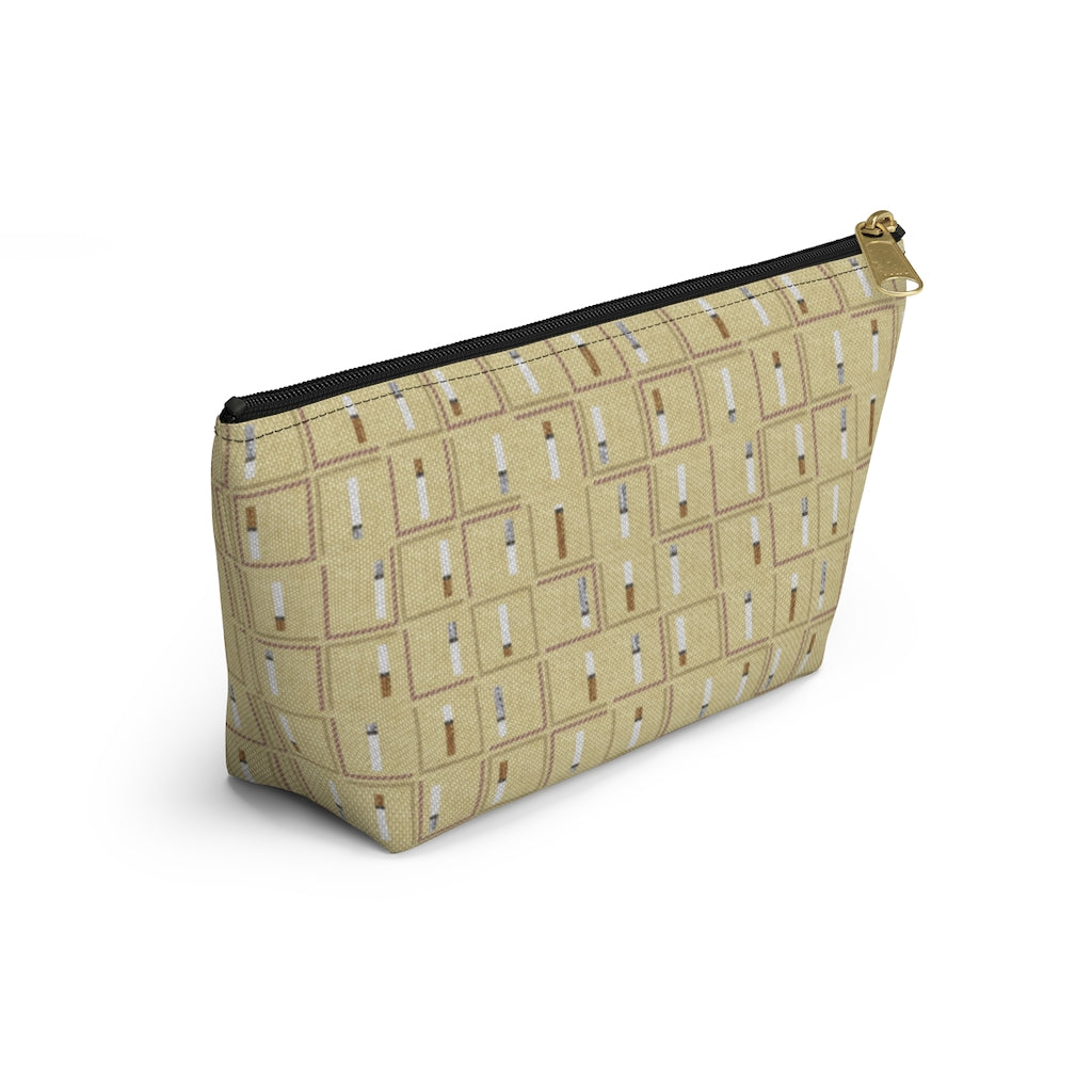 Pencil to Paper Accessory Pouch w T-bottom in Yellow