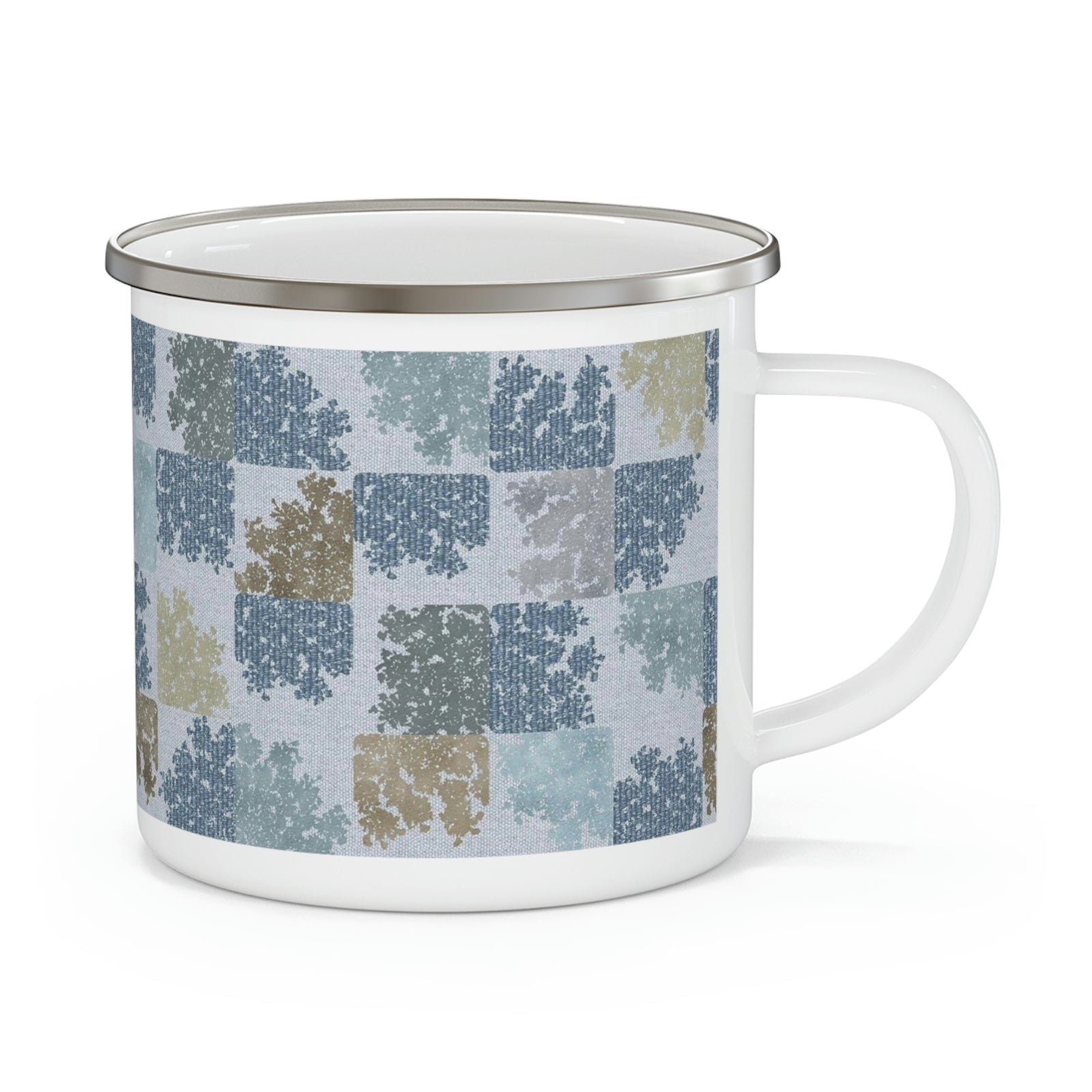 Daucus Carota Enamel Mug in Blue