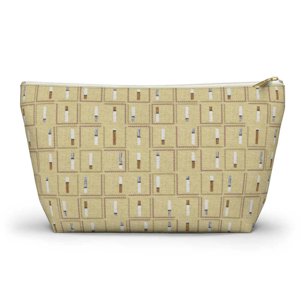 Pencil to Paper Accessory Pouch w T-bottom in Yellow