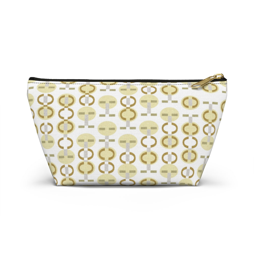 Telegraph Code Accessory Pouch w T-bottom in Yellow