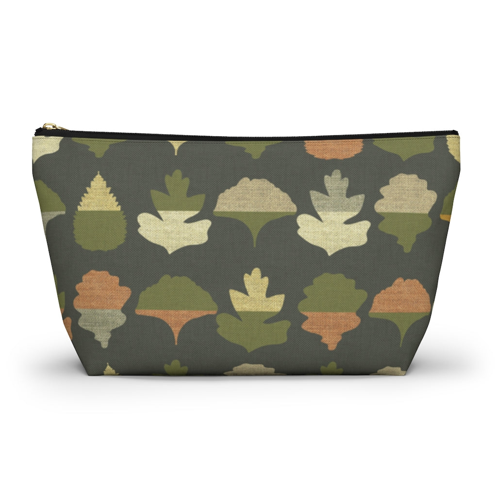 Frond Accessory Pouch w T-bottom in Green