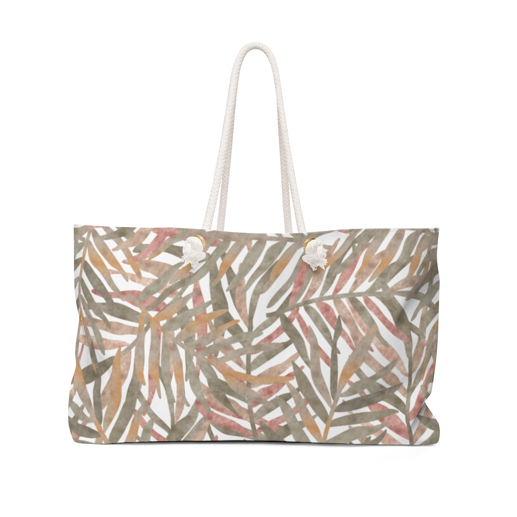 Tropic Weekender Bag in Pink