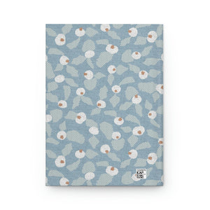 Rosa Rugosa Hardcover Journal Matte in Blue