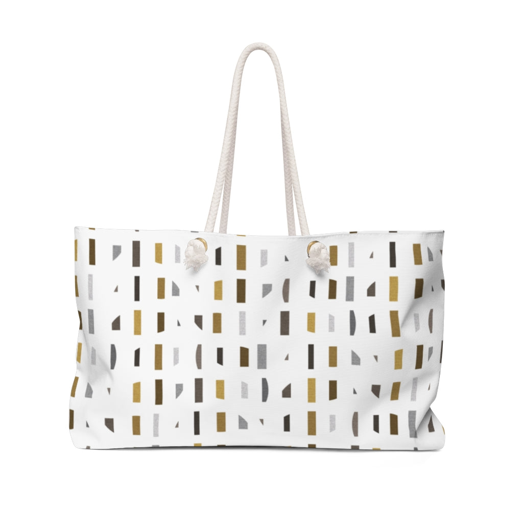 Tujjedy Code Weekender Bag in Khaki