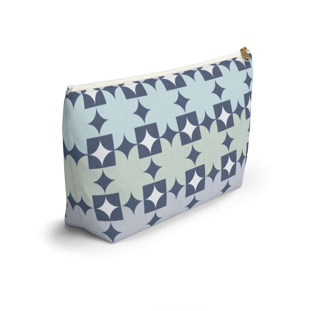 World's Fair Accessory Pouch w T-bottom in Blue