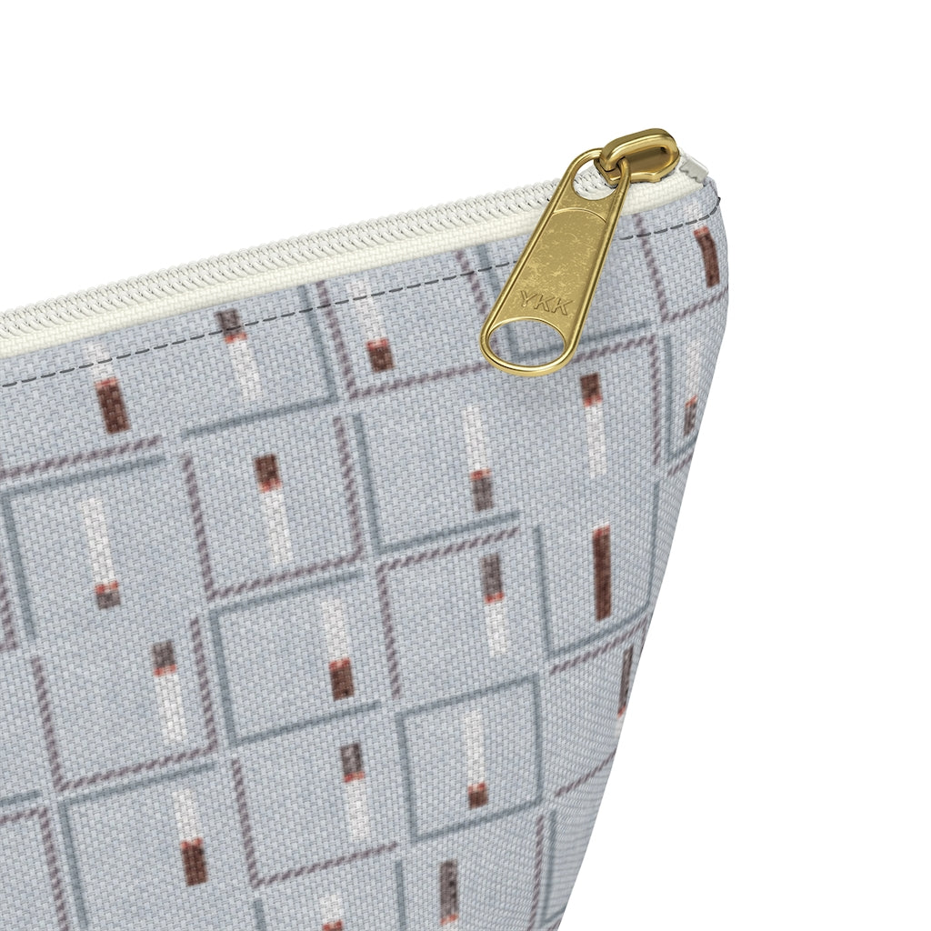 Pencil to Paper Accessory Pouch w T-bottom in Blue