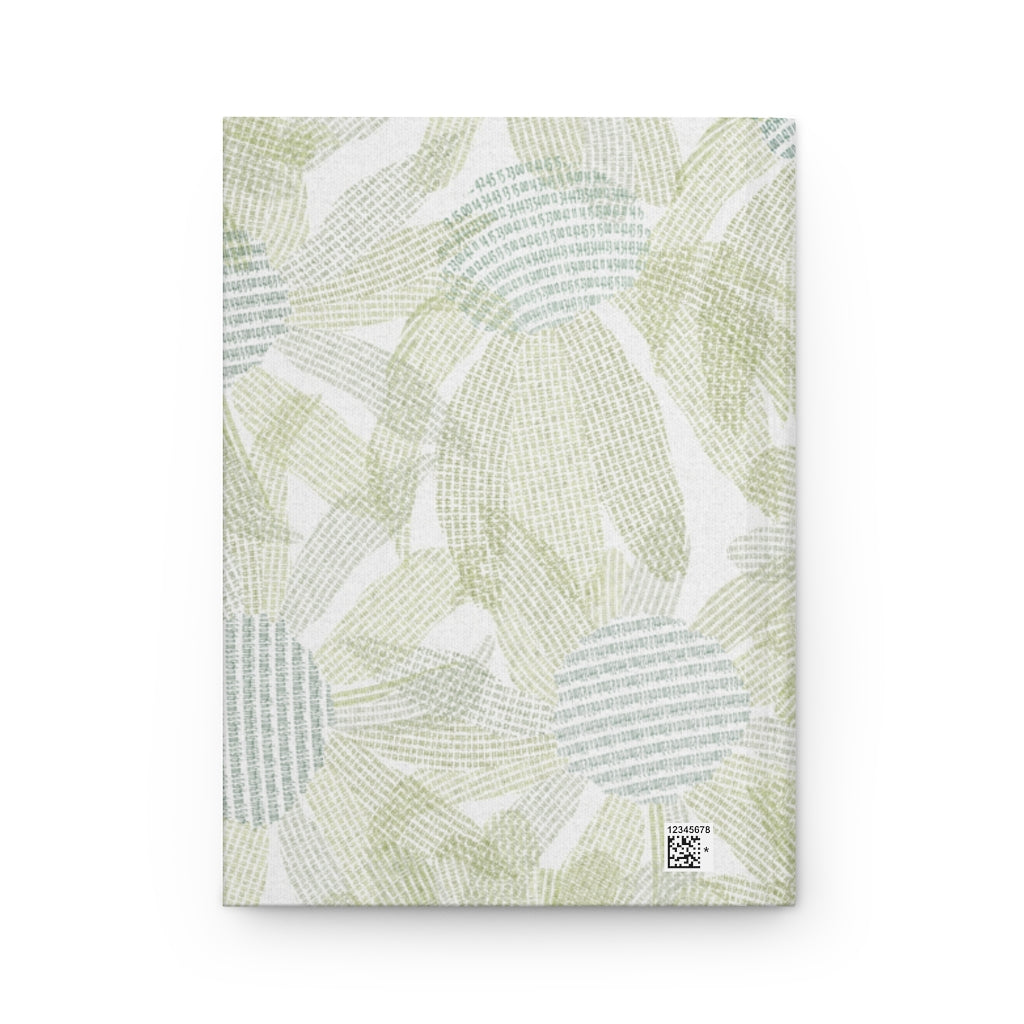 Daisy Chain Code Hardcover Journal Matte in Green
