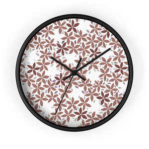 Snowbell Wall Clock in Purple