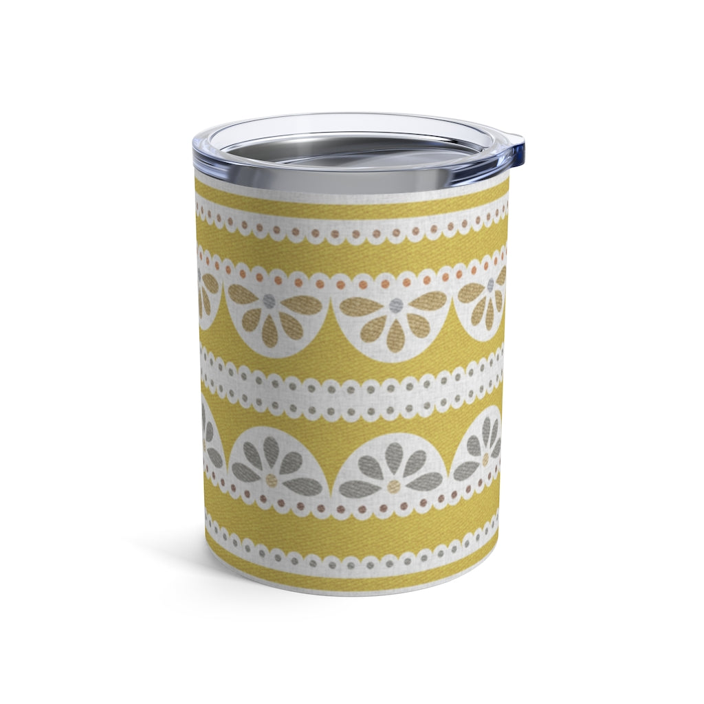 Eyelet Lace Tumbler in Yellow