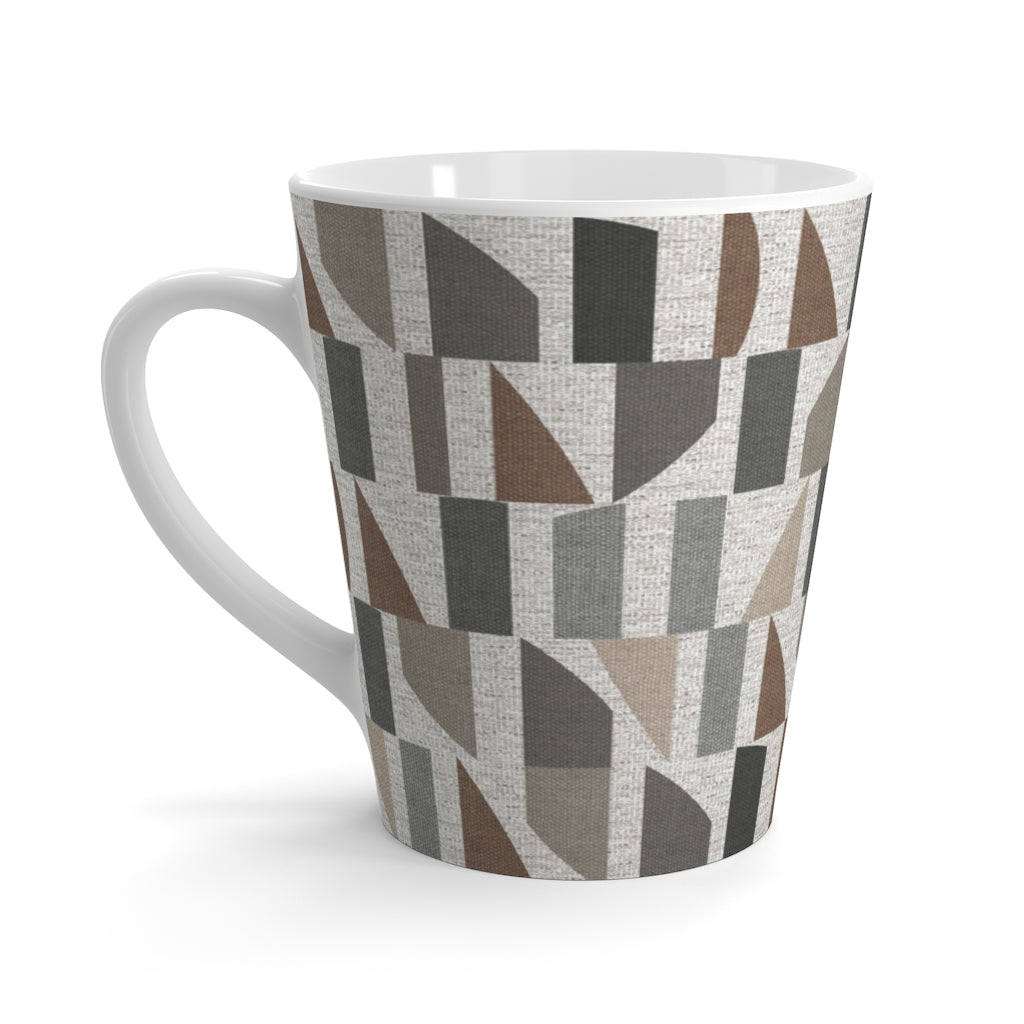 Frequency Code Latte Mug in Gray