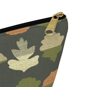 Frond Accessory Pouch w T-bottom in Green
