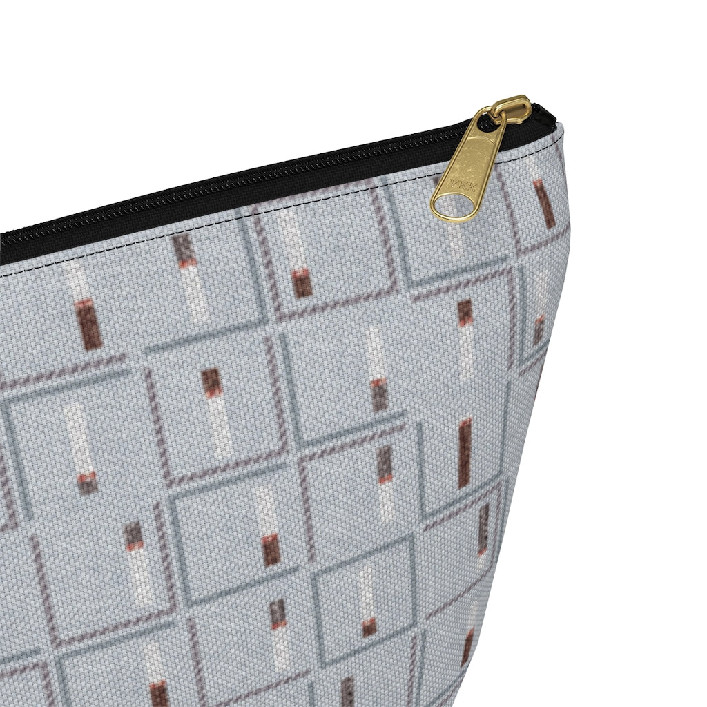 Pencil to Paper Accessory Pouch w T-bottom in Blue