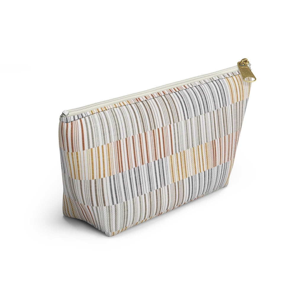 Traffic Code Accessory Pouch w T-bottom in Orange