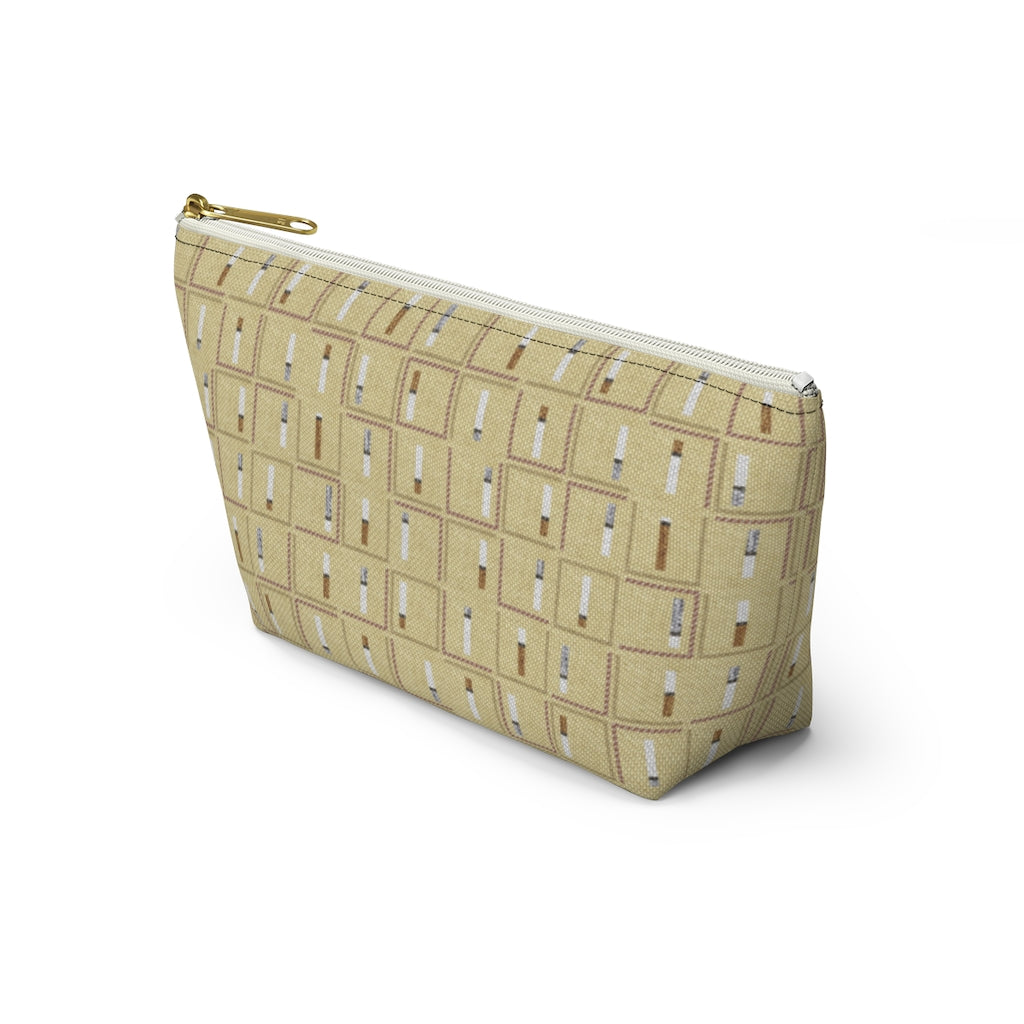 Pencil to Paper Accessory Pouch w T-bottom in Yellow