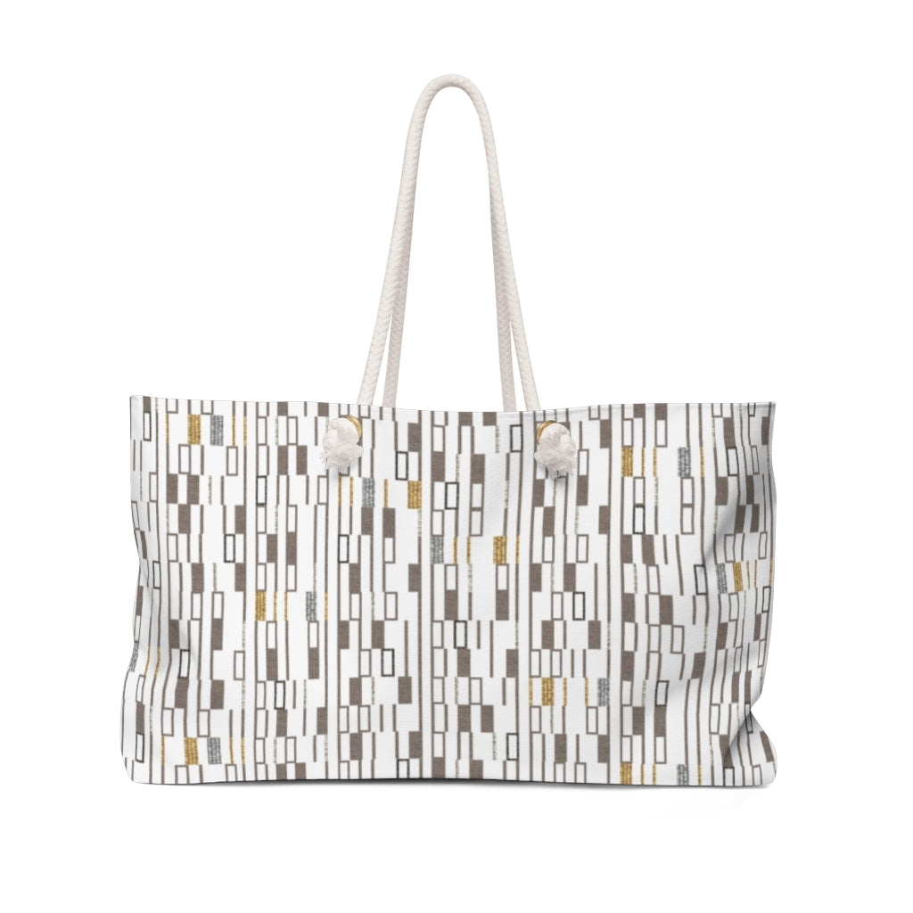 Signals Code Weekender Bag in Taupe