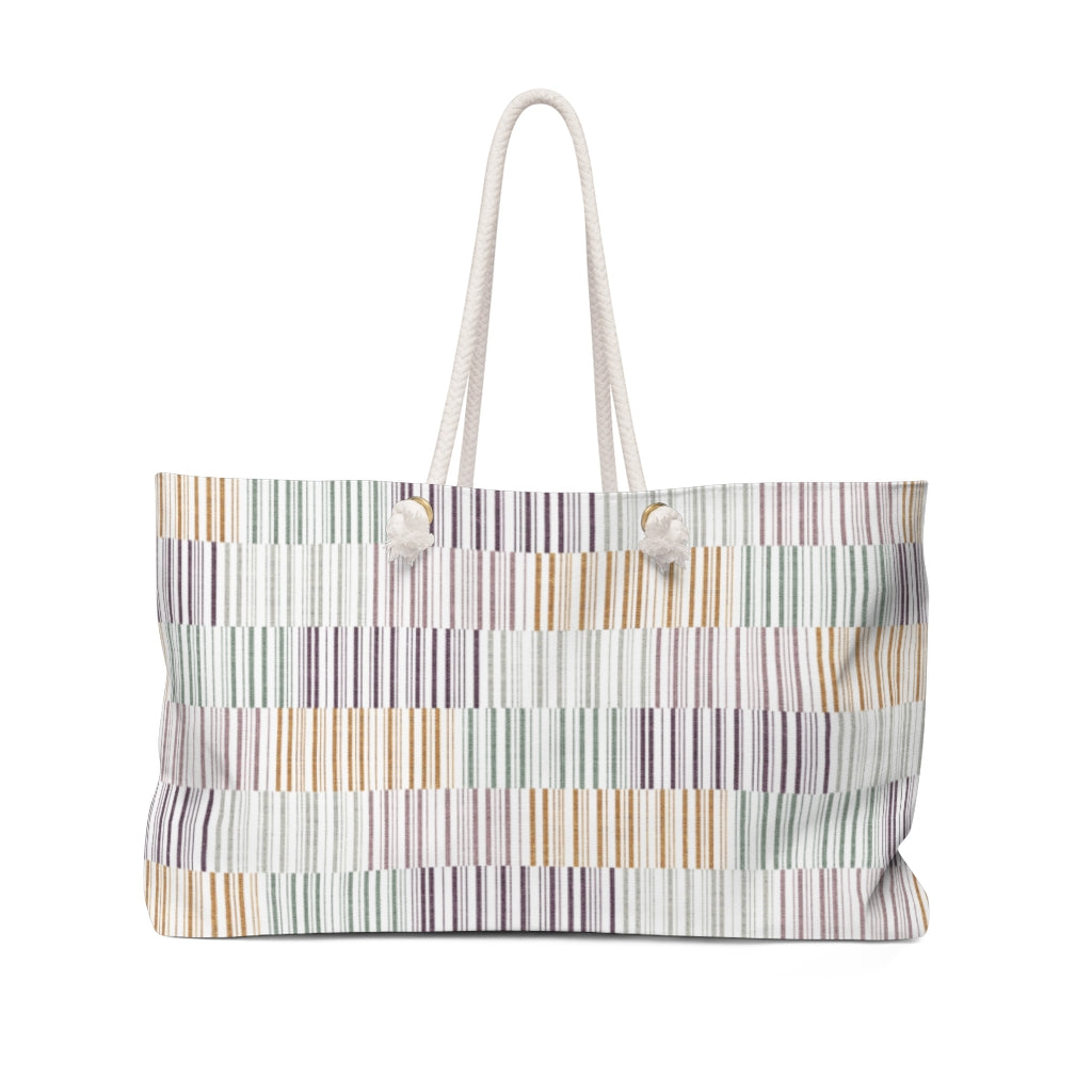 Traffic Code Weekender Bag in Purple