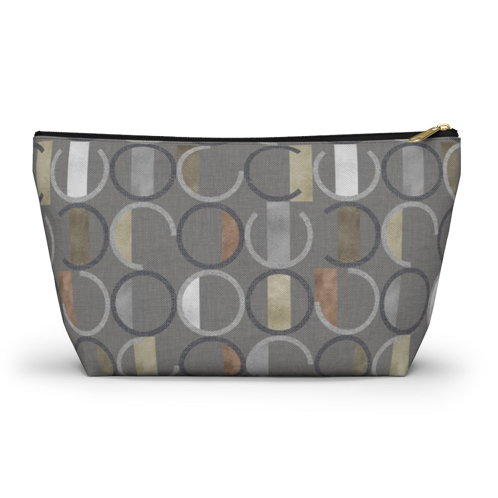 Journey Code Accessory Pouch w T-bottom in Gray