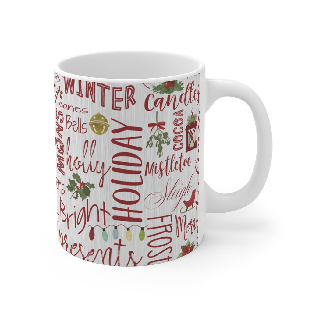 Holiday Cheer Mug in Red