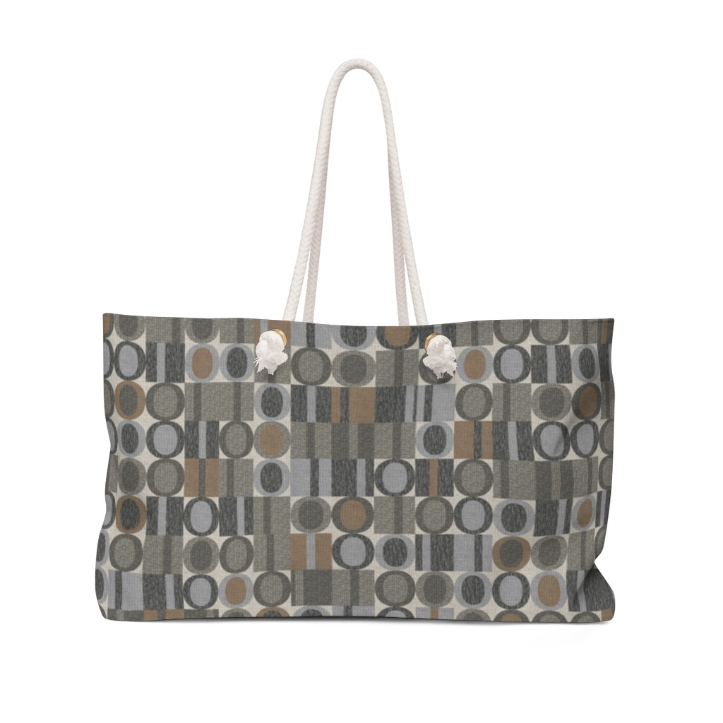 Five Languages Code Weekender Bag in Gray