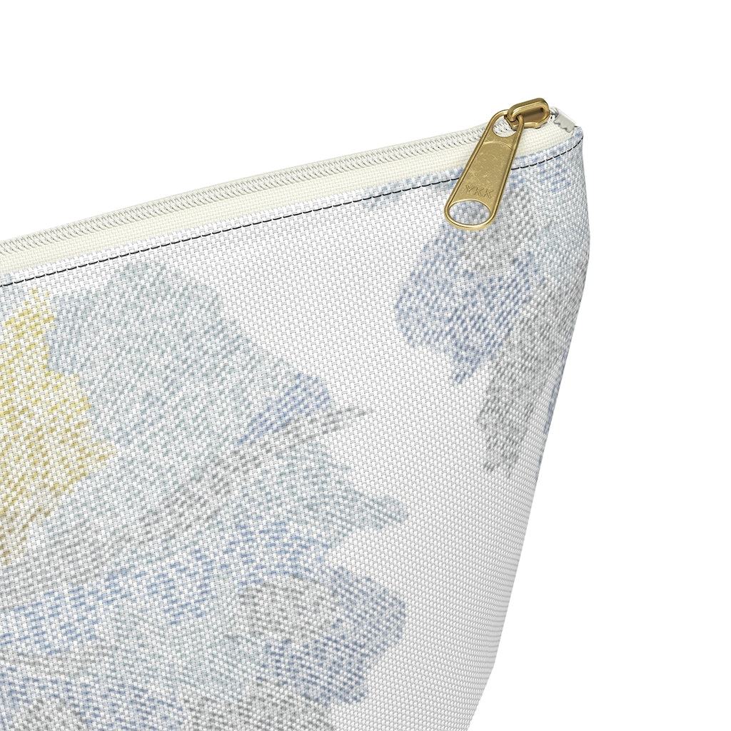 Ciphertext Code Accessory Pouch w T-bottom in Blue
