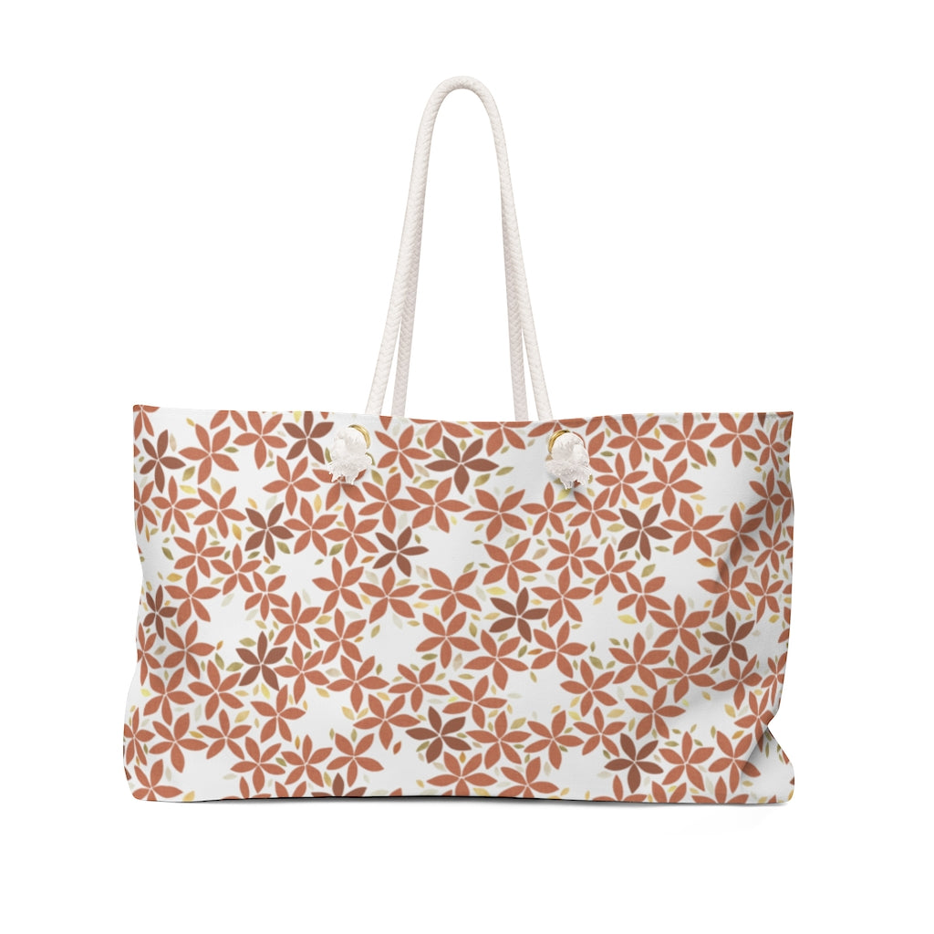 Snowbell Weekender Bag in Coral