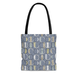 Journey Code Tote Bag in Blue
