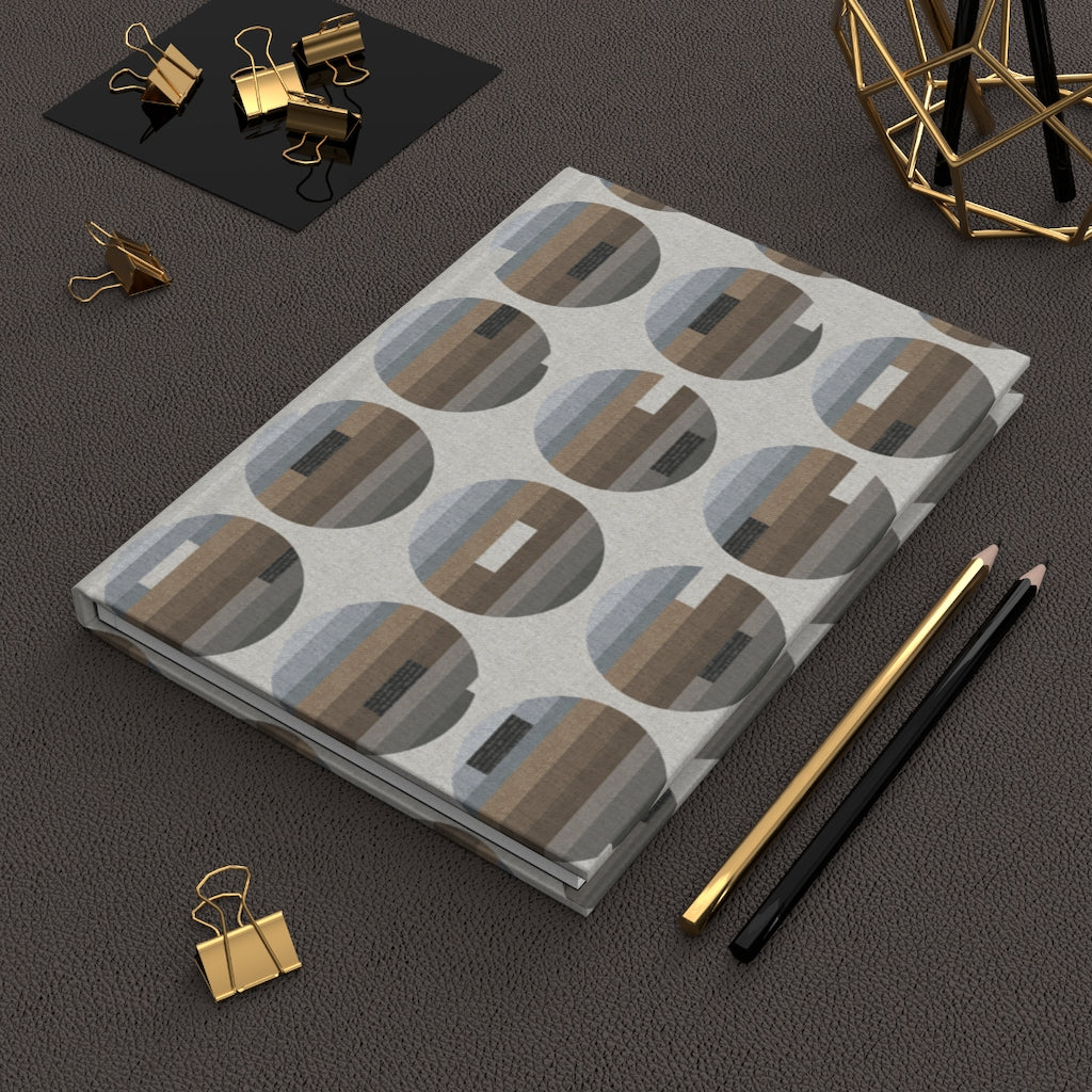 In Depth Code Hardcover Journal Matte in Brown