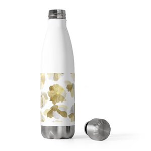 Watercolor Floral 20oz Insulated Bottle in Yellow