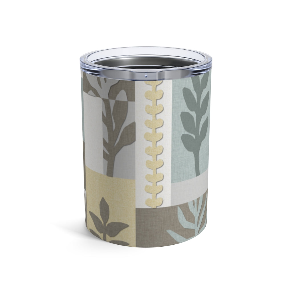 Botanical Paper Tumbler in Taupe