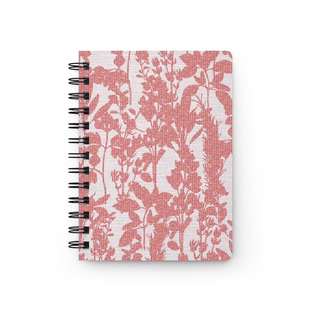 Coreglia Herbs Spiral Bound Journal in Pink