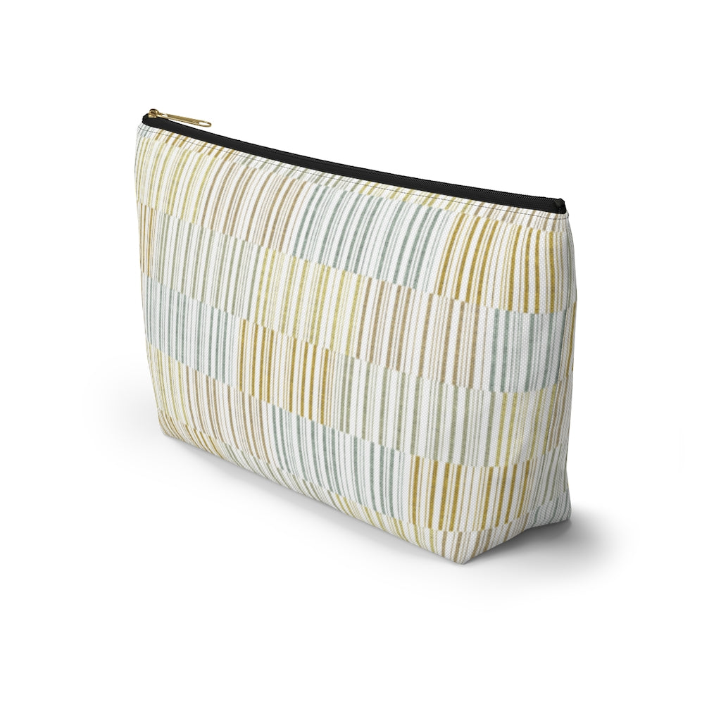 Traffic Code Accessory Pouch w T-bottom in Gold