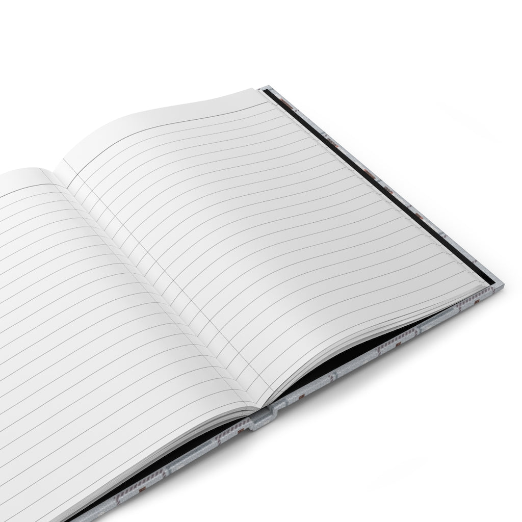Pencil to Paper Code Hardcover Journal Matte in Blue