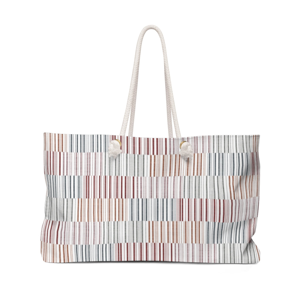 Traffic Code Weekender Bag in Red