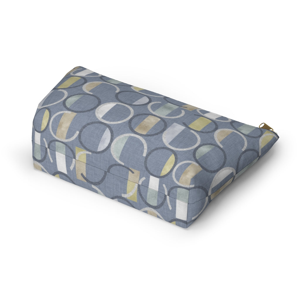 Journey Code Accessory Pouch w T-bottom in Blue
