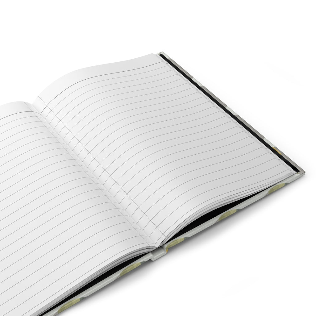 In Depth Code Hardcover Journal Matte in Aqua
