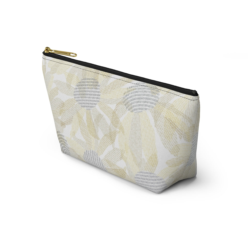 Daisy Chain Code Accessory Pouch w T-bottom in Yellow