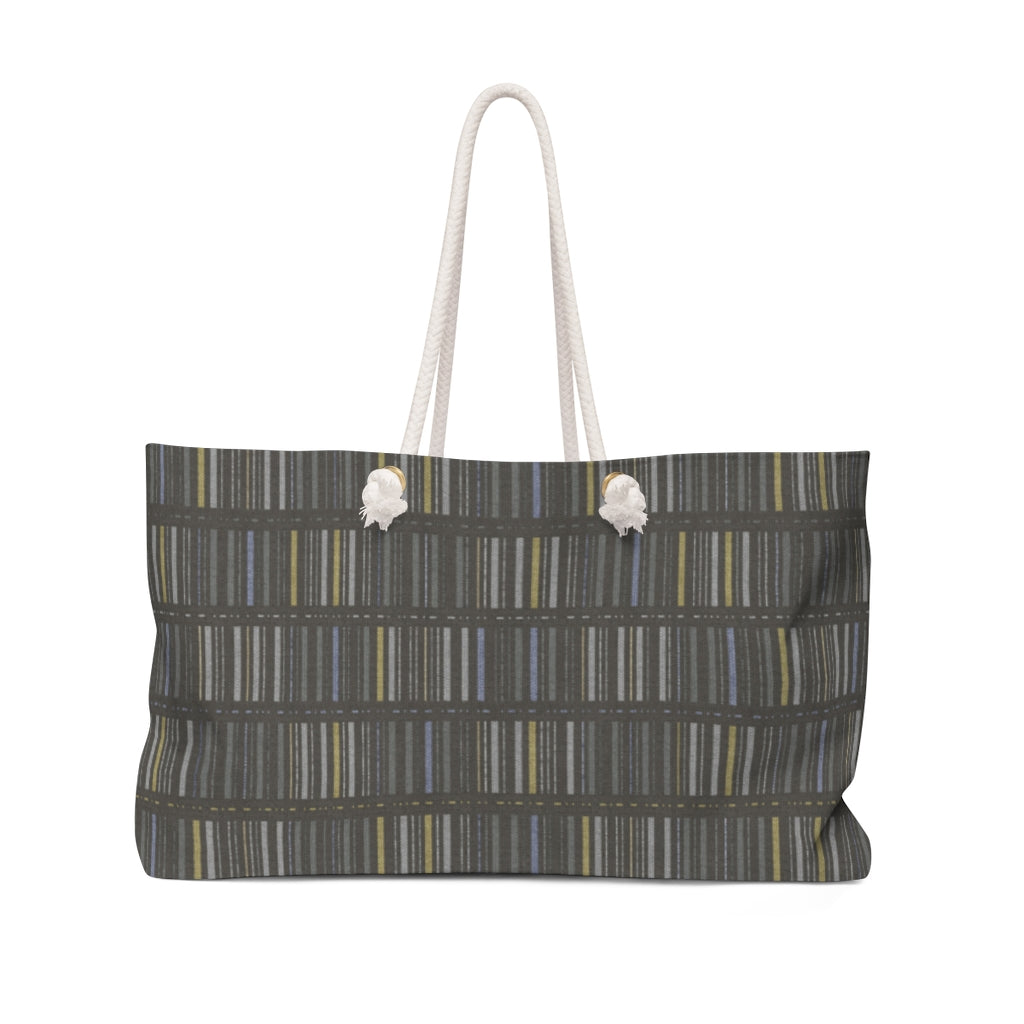 Science Code Weekender Bag in Dark Gray