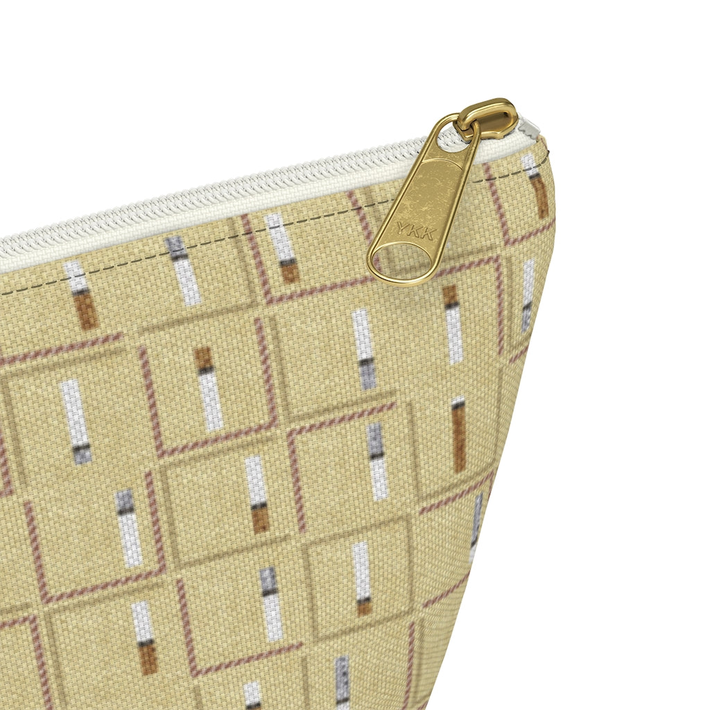 Pencil to Paper Accessory Pouch w T-bottom in Yellow